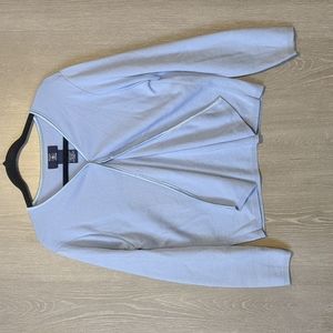 Hunt Club Light Blue Open Front Cardigan